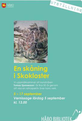 Vernissage på Håbo bibliotek 5 september