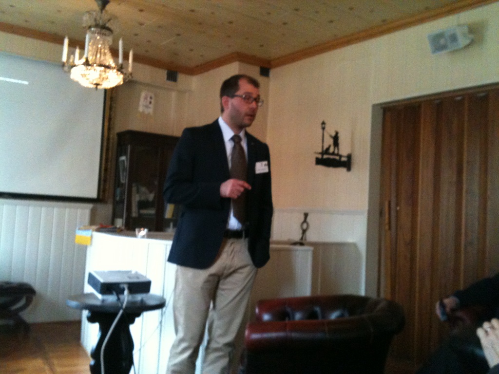 Johan Haglund håller föredrag | Foto: Åsa Öman