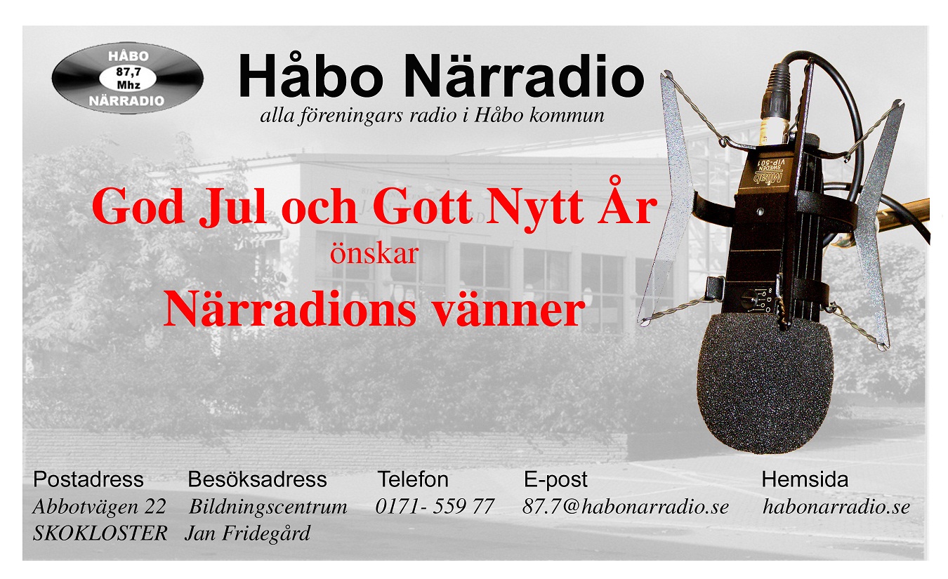 Julhälsning från Närradions vänner