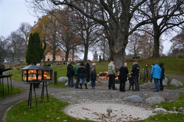 Minneslunden vid Yttergrans kyrka | Foto: Tommy Hildorsson