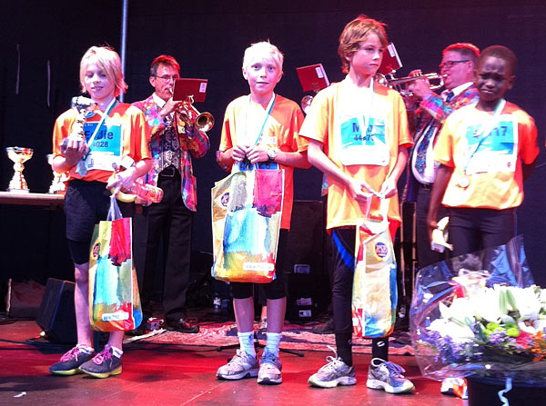 Prisutdelningen med Johan Luning | Foto: Bålsta IK