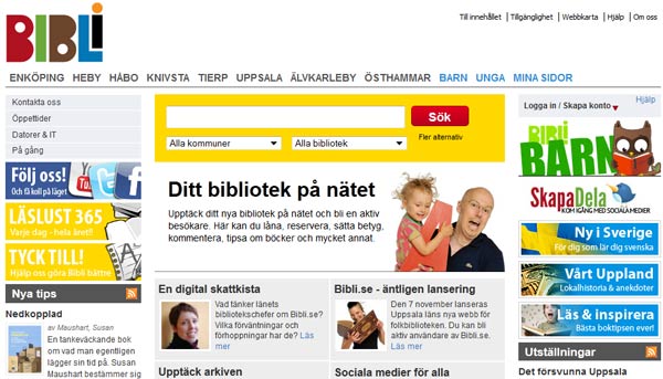 BIBLI på nätet