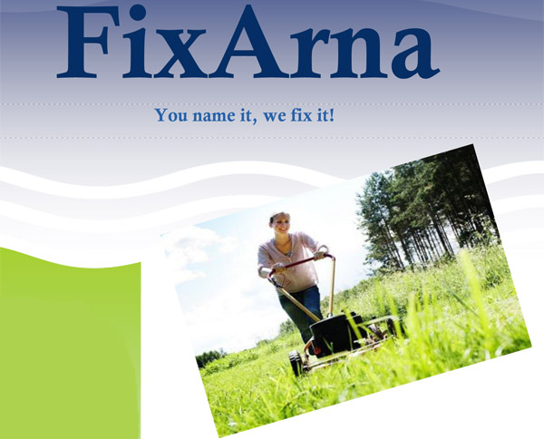 Detta är då vårt företag!