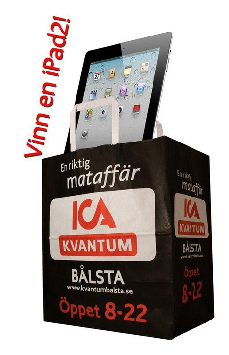 Fota ICA-kassen och tävla om en iPad2