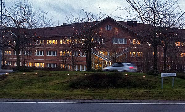 Stationsrondellen i morse | Foto: Attila Gal