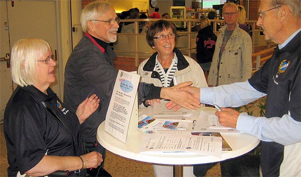 Lyckosam medlemsvärvning präglade dagen | Foto: SPF Håbo