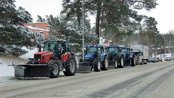 Snösvängen tar lunchpaus | Foto: Rolf Adolfsson