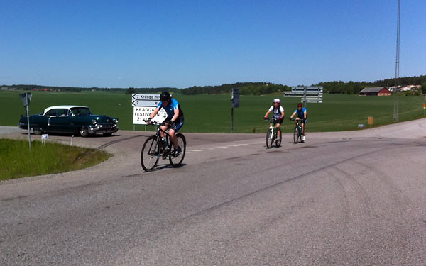 Vårblotet susar förbi infarten till Krägga | Foto: Attila Gal