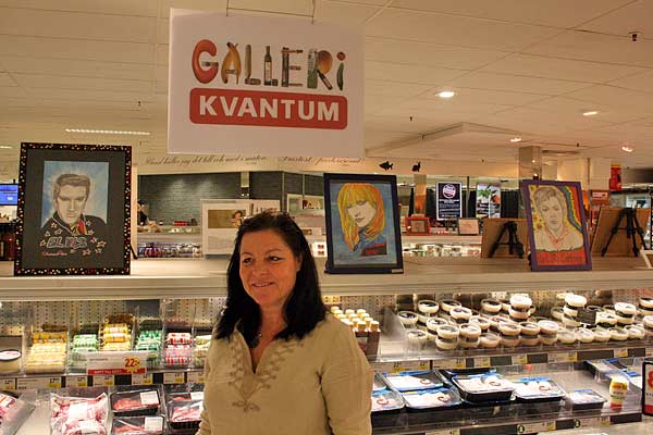 Marit Simborn ställer ut i Galleri Kvantum | Foto: Attila Gal