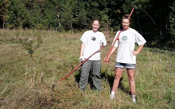 Moa Asperö Lind och Ragnhild karlsson pustar ut | Foto: Håkan Nihlman