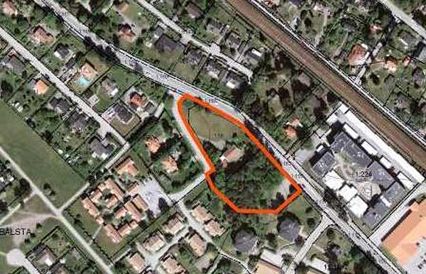 Glastomten i Bålsta | Foto: Håbo kommun