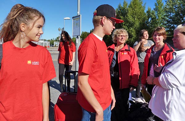 Håboungdomar på vänortsbesök till Ingå i Finland | Foto: Håbo kommun