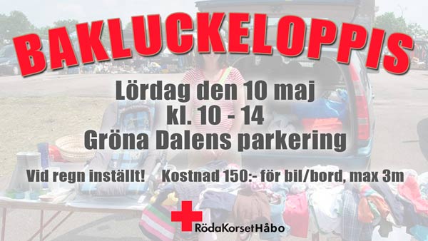 Årets första Bakluckeloppis