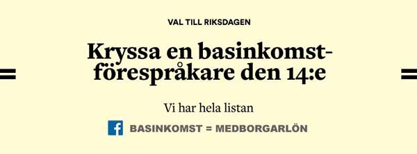 Kryssa för basinkomst