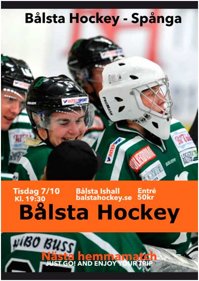 Bålsta Hockey tar emot Spånga