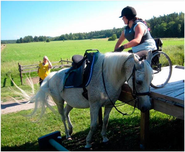 Felicia Grimmenhag och den arabiska fullblodet Mirjam | Foto: Lions Club Bålsta
