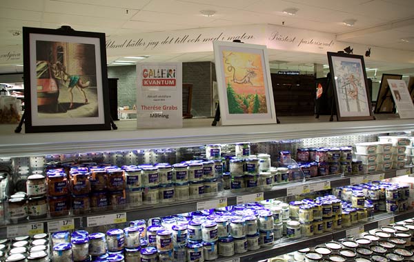 Therése Grabs ställer ut i Galleri Kvantum | Foto: Attila Gal