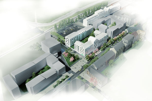 Det blivande kvarter 5 i Bålsta 