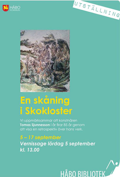 Vernissage på Håbo bibliotek 5 september