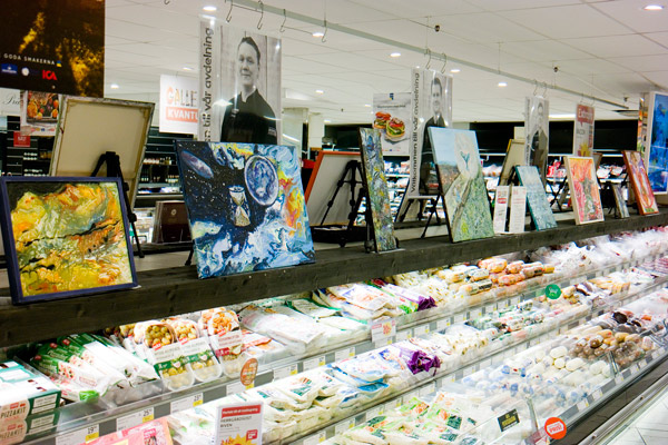 Inga Stråle ställer ut i Galleri Kvantum | Foto: Attila Gal