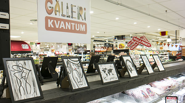 Galleri Kvantum välkomnar september månads utställare Amanda Almstedt | Foto: Attila Gal