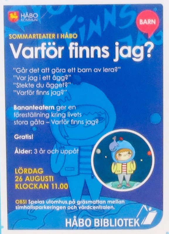 Det var utomhus Barnteater i Bålsta