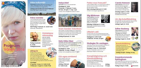 Fullspäckat program för alla åldrar på Håbo bibliotek