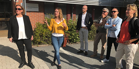 Gestaltningspromenad för ett levande Håbo centrum (Foto: Håbo kommun)