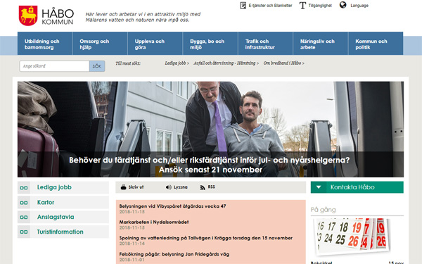 Bra tillgång till information på Håbo.se