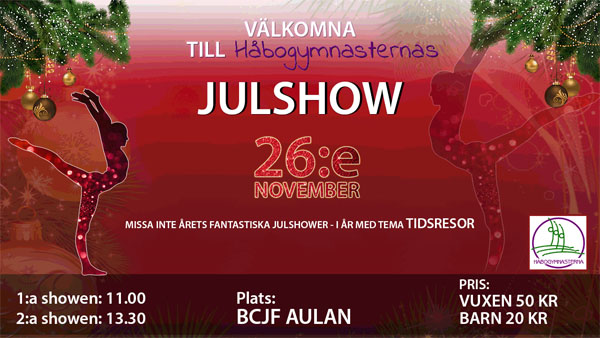 Julshow: tidsresor