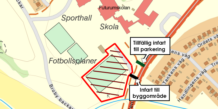 Förberedelse för en ny konstgräsplan