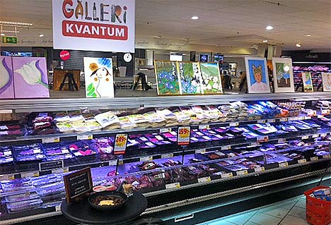 Galleriet på ICA Kvantum Bålsta | Foto: Attila Gal