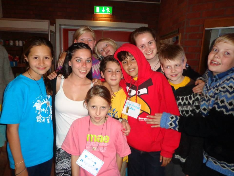 Några av lägrets 70 deltagare